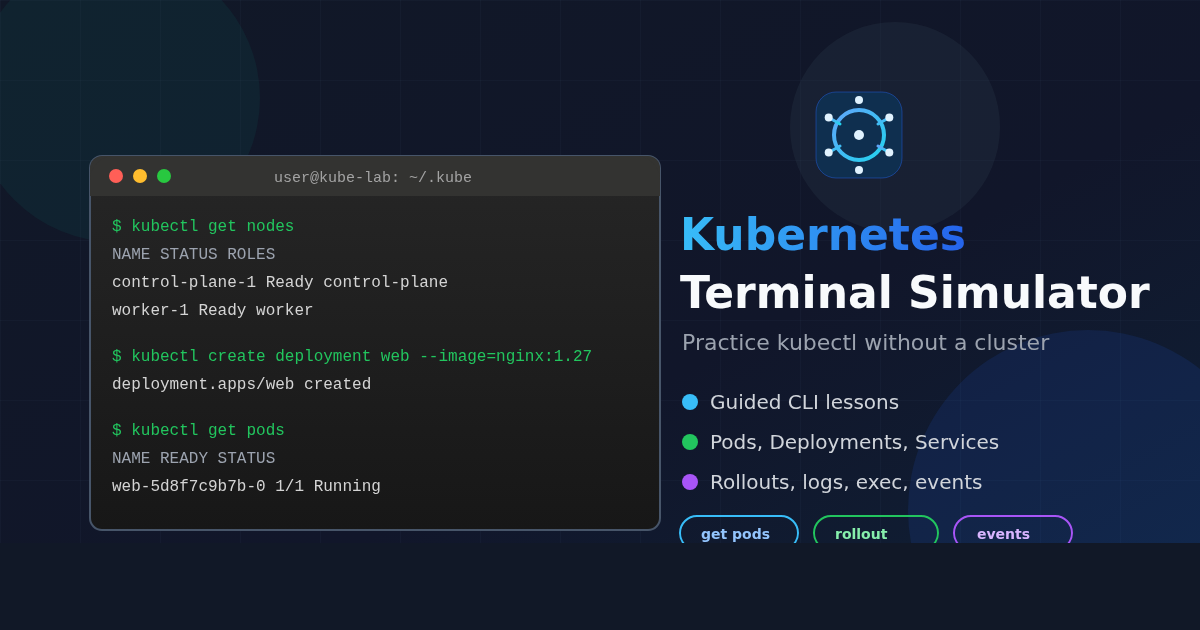 Kubernetes Terminal Simulator